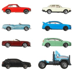 MATCHBOX SET 8 MASINUTE METALICE EXCLUSIV VOLVO V60 2016 SCARA 1 LA 64 - Img 5