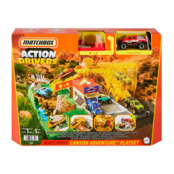 Matchbox set action drivers canionul cu sunete si lumini