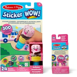 MELISSA AND DOUG STICKER WOW SET DE JOACA AUTOCOLANTE SI STAMPILA INGHETATA