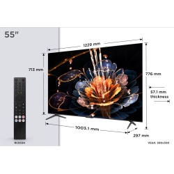 Mini LED TV 4K 55''(139 cm) TCL 55C61KS - Img 3