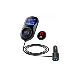 Modulator FM Bluetooth FMT-B4, negru - Img 1