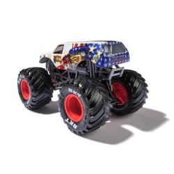 MONSTER JAM MASINUTA METALICA JESTER SCARA 1 LA 64 - Img 3