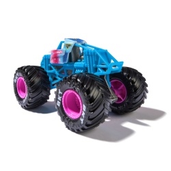 MONSTER JAM MASINUTA METALICA SPARKLE SMASH SCARA 1 LA 64 - Img 3