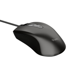 Mouse Trust cu fir optic, negru - Img 3
