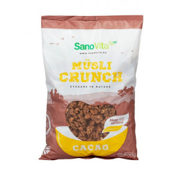 MUSLI CRUNCH CU CACAO 500GR
