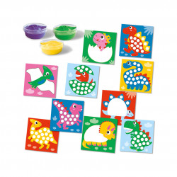 My first - Set acuarele pentru degete si tablouri cu dinozauri - Img 2