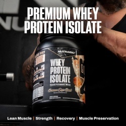 Nutrabio Whey Protein Isolate Cinnamon Sugar Donut, Izolat De Proteina Din Zer Cu Aroma De Gogosi Cu Scortisoara Si Zahar, 907g - Img 6