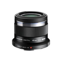 Obiectiv Olympus M.ZUIKO DIGITAL 45mm 1:1.8 Black