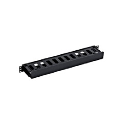 Organizator cabluri 19", 1U, plastic