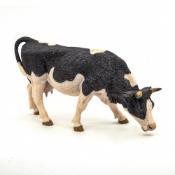 Papo figurina vaca alb cu negru - Img 3