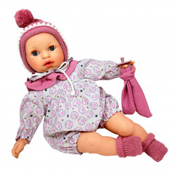 Papusa Nines D'Onil, Alex Pompon, cu sunete, cu jucarie, ambalata in cutie, cu miros de vanilie, 40 cm - Img 1