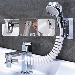 Para de dus suplimentara cu furtun extensibil pentru chiuveta sau cada, AVX-AG176B - Img 1