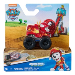 PATRULA CATELUSILOR PUP SQUAD RACERS RESCUE WHEELS VEHICUL METALIC MARSHALL SCARA 1:55 - Img 1