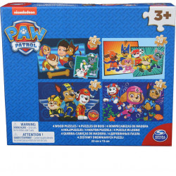 Patrula catelusilor puzzle 4in1 din lemn - Img 1