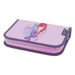 PENAR ECHIPAT 34 PIESE 2 CLAPE 19.5X13.5X3.5CM MERMAID