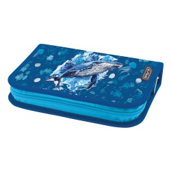 PENAR NEECHIPAT, FERMOAR ASCUNS, INTERIOR TEXTIL, DIMENSIUNE 13.5 X 19.5 X 3 CM, MOTIV WHALE