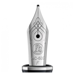 PENITA F DIN AUR DE 14K/585 PLACATA CU RODIU PENTRU STILOU M605