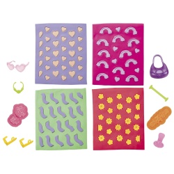 PLAY DOH BARBIE SET PLASTELINA CREATII VESTIMENTARE FLORALE - Img 4