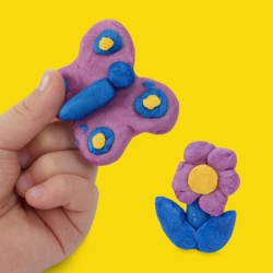 PLAY DOH SET 4 CUTII PLASTILINA CULORI METALICE STRALUCITOARE - Img 6