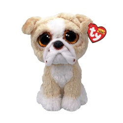 PLUS TY 15CM BOOS POOCH CAINELE TAUR ENGLEZESC CAFENIU