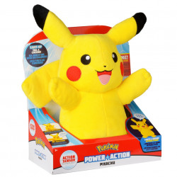 Pokemon - Jucarie de plus cu functii, Pikachu (Power Action) - Img 1
