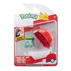 Pokemon - Set 2 figurine Clip n Go, Bulbasaur #1 with Poké Ball W18 - Img 1