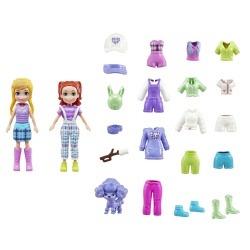POLLY POCKET SET 2 PAPUSI SI ACCESORII 27 PIESE - Img 2