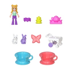 POLLY POCKET SET GENTUTA ANIMALUT IEPURAS LA PETRCERE CU ACCESORII - Img 11