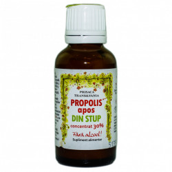 PROPOLIS APOS 30ml "DIN STUP" (concentrat 30%, fara alcool) PRISACA TRANSILVANIA