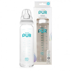 PUR 1202 – BIBERON DIN STICLA CU REZISTENTA LA SOC TERMIC 130ML