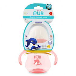 PUR 5509 – CANA IN FORMA DE DELFIN CU CIOC DIN SILICON +6 LUNI, 230ML - Img 2