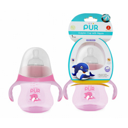 PUR 5510 – BIBERON CU MANERE, TIP DELFIN +6LUNI, 230ML - Img 4