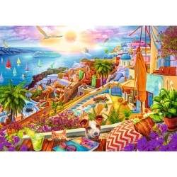 PUZZLE 1000 PREMIUM PLUS TEA TIME VIZITAND SANTORINI - Img 2