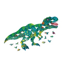 Puzzle - Dinozaur cu piese tematica dinozaur, 202 piese - Img 11