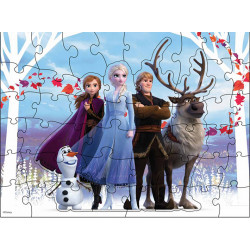 Puzzle surpriza frozen2 cu 48 piese in cutie diamant - Img 4