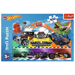 PUZZLE TREFL 100 HOT WHEELS MASINILE DE CURSE - Img 3