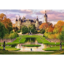 PUZZLE TREFL 1000 PREMIUM PLUS PHOTO ODYSSEY CASTELUL SCHWERIN GERMANIA - Img 2