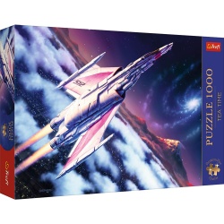 PUZZLE TREFL 1000 PREMIUM PLUS TEA TIME ZBOR IN SPATIU - Img 1