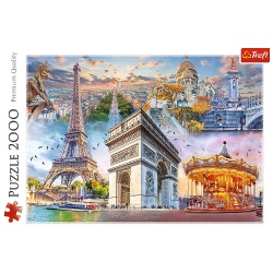 PUZZLE TREFL 2000 WEEKEND IN PARIS - Img 3
