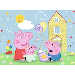 PUZZLE TREFL 30 PREMIUM PLUS KIDS PEPPA PIG ARE UN PLAN PLUS POSTER - Img 2