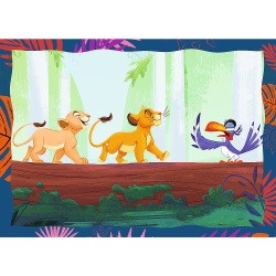 PUZZLE TREFL 4IN1 DISNEY REGELE LEU - Img 2
