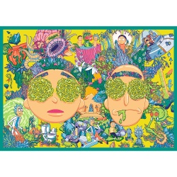 PUZZLE TREFL 4X250 LUMEA INTORTOCHEATA A LUI RICK SI MORTY - Img 2