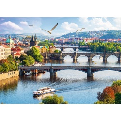 PUZZLE TREFL 500 ORASUL PRAGA - Img 2