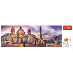 Puzzle trefl 500 panorama piata navona din roma - Img 3