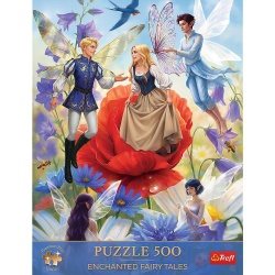 PUZZLE TREFL 500 PREMIUM PLUS BASME FERMECATE THUMBELINA - Img 3