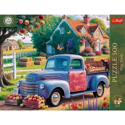 PUZZLE TREFL 500 PREMIUM PLUS TEA TIME CAMPIONATUL EUROPEAN MASINA FERMIERULUI - Img 3