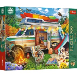 PUZZLE TREFL 500 PREMIUM PLUS TEA TIME CAMPIONATUL EUROPEAN RULOTA