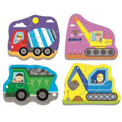 PUZZLE TREFL BABY CLASIC UTILAJE LA TREABA 18 PIESE - Img 2