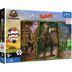 Puzzle trefl primo super shape xxl 104 jurassic world - Img 1