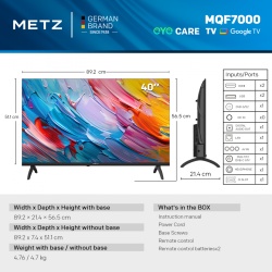 QLED TV FHD 40"(100cm) METZ 40MQF7000Z - Img 5